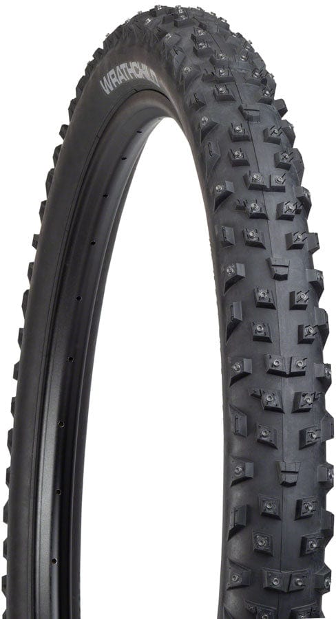 45NRTH Tires 29 X 2.6 / 120 / 252 XL Concave Carbide Aluminum 45NRTH Wrathchild Studded Tire - Tubeless, Folding, Black