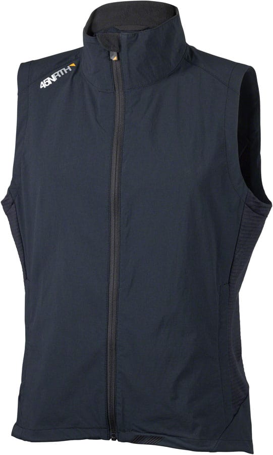 45NRTH Vest X-Small 45NRTH 2023 Naughtvind Vest - Men's, Black