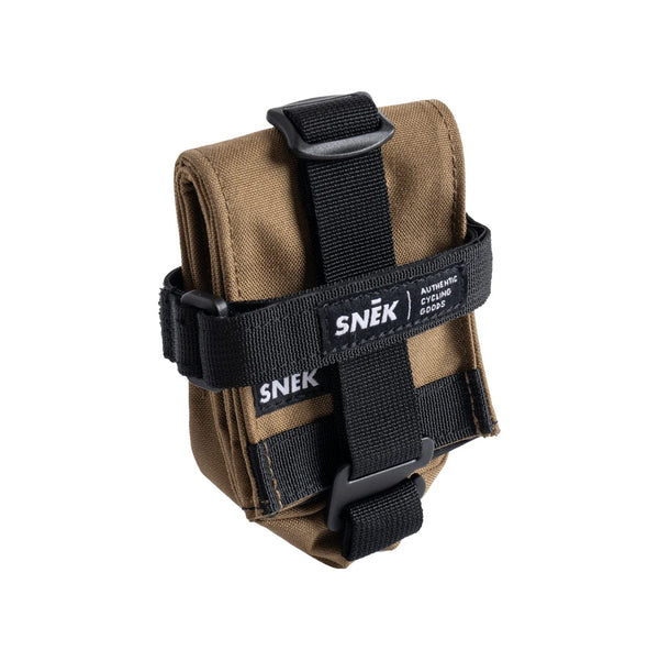 Snek Roll Top Saddle and Frame Bag - Coyote Brown