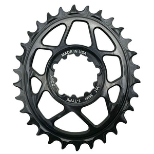 5Dev Chainrings 30T / Black 5Dev Oval T-Type 3-Bolt Chainrings  - 3mm Offset