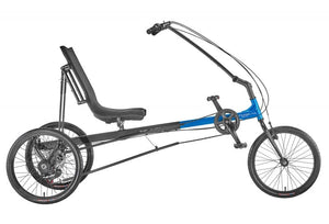Sun seeker Eco-Delta SX Unisex 31-50` X-Seam Gloss Black/Bright Blue 20` Black 7 Speed Disc/Rim Brake