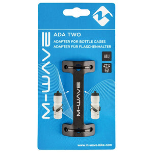 M-Wave Ada Two Bottle Cage Mount Allows 2 cages to be mounted to a single mount