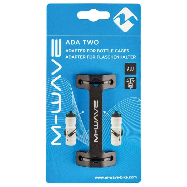 M-Wave Ada Two Bottle Cage Mount Allows 2 cages to be mounted to a single mount