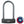 Abus Granit Plus 640 U-Lock Key 12mm 8.30cm x 23.0cm 3.3'' x 9'' TexKF Black