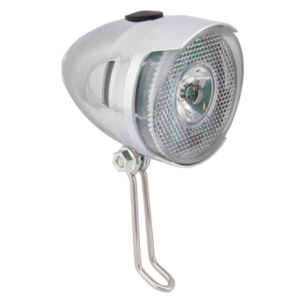 Pure cycles City Bike Head Lamp Silver 2 Front Brake Hole