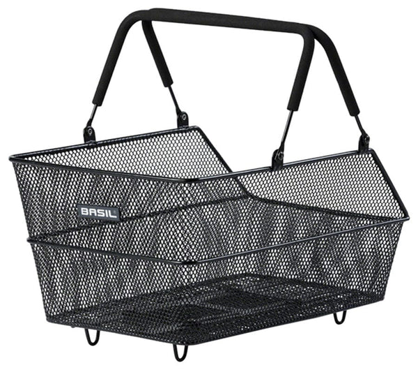 Basil Centro MIK Rear Basket - Black