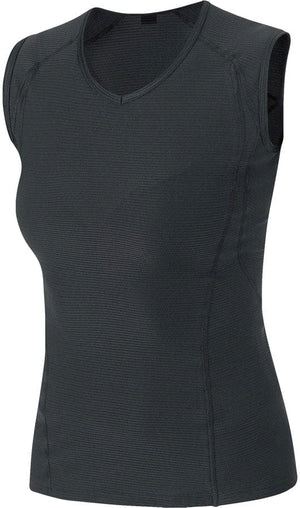 Gorewear M Base Layer Sleeveless Shirt - Black Women's Large