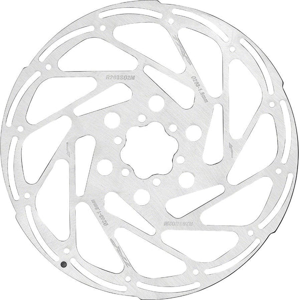 TRP R2 Disc Brake Rotor - 203mm 6-Bolt 1.8mm Rust Blocker Treatment Silver