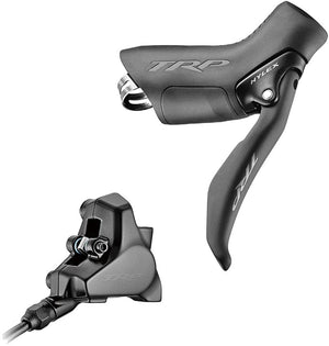 TRP Hylex Disc Brake Lever - Right Hydraulic 2-Piston 1900mm Hose Flat Mount BLK