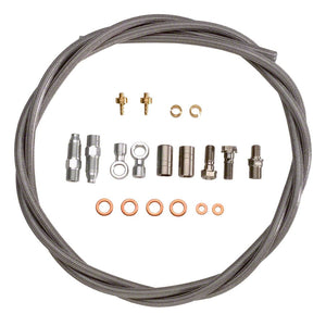 Hope Braided Stainless Steel Hydraulic Brake Hose Fitting Kit - Fits Front Rear For One Brake Universal Compatibility Type 0
