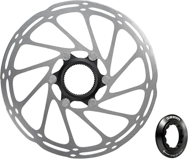 SRAM CenterLine Disc Brake Rotor - 180mm Center Lock 2.0mm Includes Internal Tooled Lockring