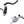 Hope XCR Pro X2 Disc Brake and Lever Set - Rear Hydraulic Post Mount Silver