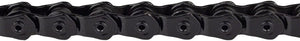 KMC HL1 Wide Chain - Single Speed 1/2" x 1/8" 100 Links Half Link Chain BLK