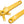 Promax SQ-1 Crank Arm Set - 140mm Square Taper JIS Spindle Interface 110mm BCD Gold