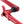 Promax CF-2 Crankset - 170mm 24mm Spindle 2-Piece 68mm English BB Included Red