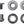 Wolf Tooth 1x Chainring Bolt Set - 6mm Dual Hex Fittings Set/5 Gun Metal