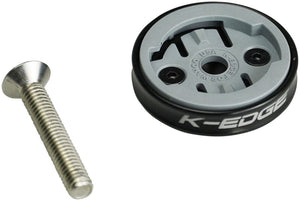 K-EDGE Wahoo Gravity Stem Cap Mount Wahoo Bolt Wahoo ELEMNT computers BLK