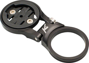 K-EDGE Adjustable Stem Mount for Garmin Quarter Turn Type Computers Black
