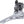 microSHIFT Sword Front Derailleur - 10-Speed Double 46-52t Max Ring Braze-On Sword Compatible