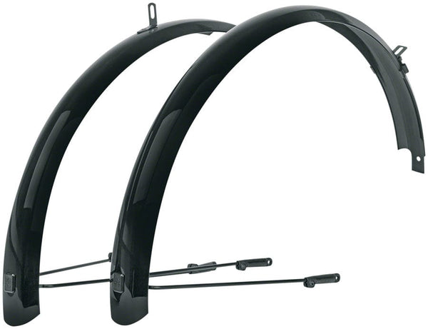 SKS B53 Bluemels Full Coverage Fender Set - 53mm 24 x 1-1.9" Black
