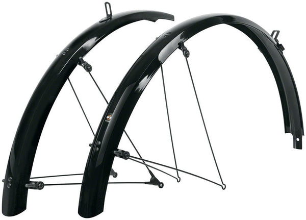 SKS B53 Bluemels Full Coverage Fender Set - 53mm 26 x 1-1.9" Black
