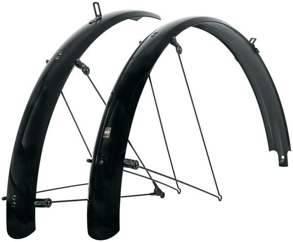SKS B60 Bluemels Full Coverage Fender Set - 60mm 26 x 1.6-2.1" Black