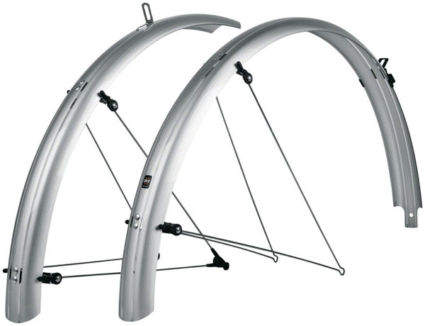 SKS B55 Bluemels Full Coverage Fender Set - 55mm 700 x 38-47 Silver