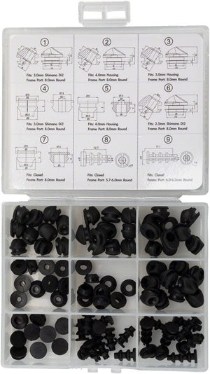 Jagwire Frame Plug Combo Box for Housing Di2 and Closed-Type