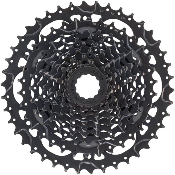 microSHIFT Acolyte Cassette - 8 Speed 12-42t Black ED Coated
