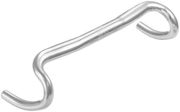 Velo Orange Nouveau Randonneur Handlebar - 31.8 5 Degree Sweep 85mm reach 128mm Drop 42cm Silver