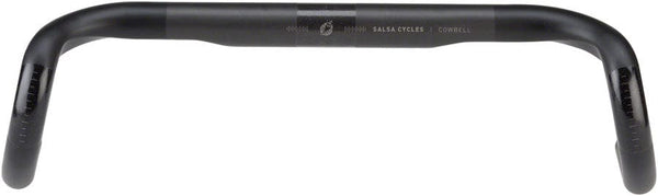 Salsa Cowbell Carbon Drop Handlebar - 31.8mm Clamp 38cm Width Carbon Black