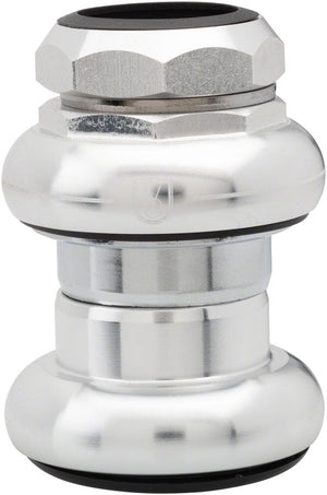 Velo Orange Threaded Headset - Caged Bearing EC29 /25.4-24tpi Upper | EC29/27 Lower Silver