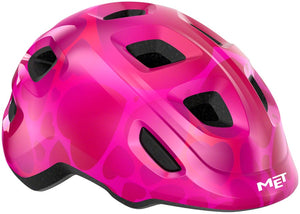 MET Helmets Hooray MIPS Child Helmet - Pink Hearts X-Small 46-52cm