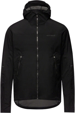 Gorewear Fernflow Hooded Windbreaker - Black Men's Large