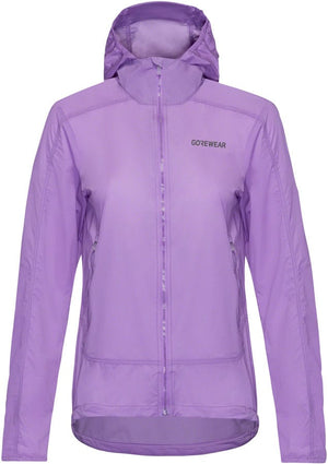 Gorewear Fernflow Hooded Windbreaker - Purple Women's Large