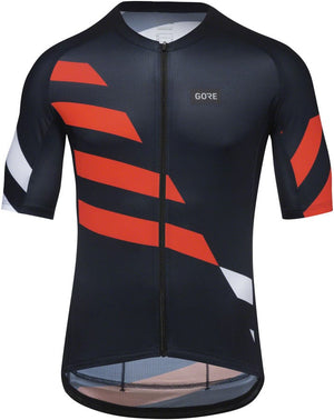 Gorewear Spirit Signal Jersey - Blue/Fire Men's Medium