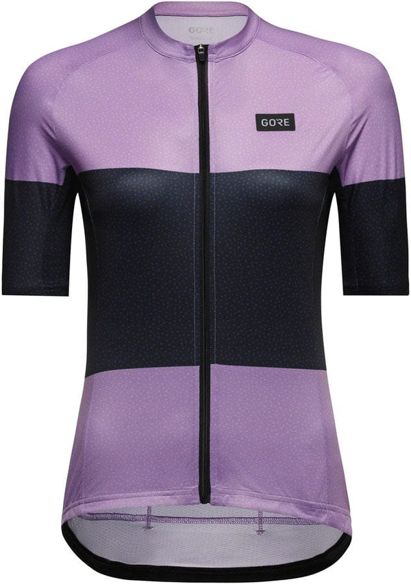 Gorewear Spirit Stripes Jersey - Purple/Orbit Blue Women's Medium 8/10
