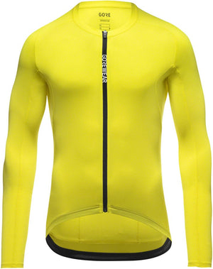 Gorewear Spinshift Long Sleeve Jersey - Neon Yellow Men's Small