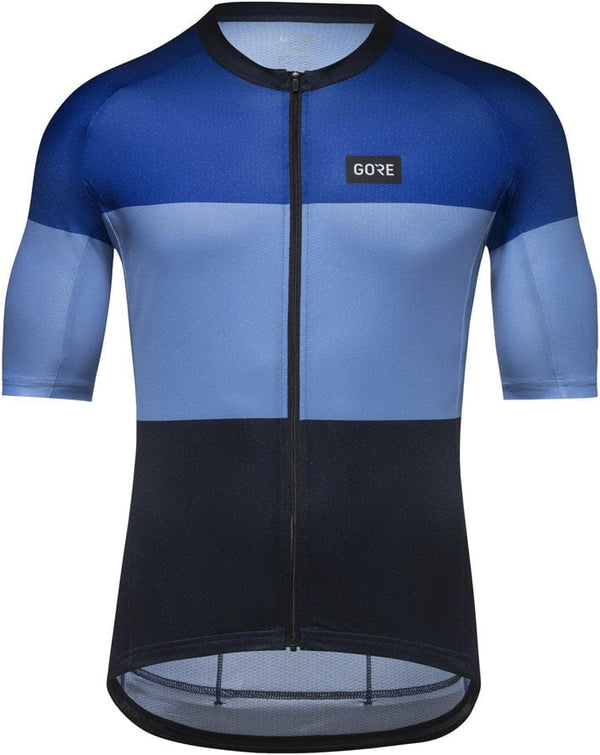 Gorewear Spirit Stripes Jersey - Ultramarine Blue/Scrub Blue Men's Medium