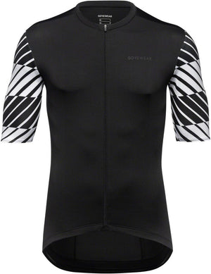 Gorewear Swiftride Optical Jersey - Black/White Men's Large