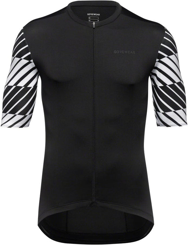Gorewear Swiftride Optical Jersey - Black/White Men's Large