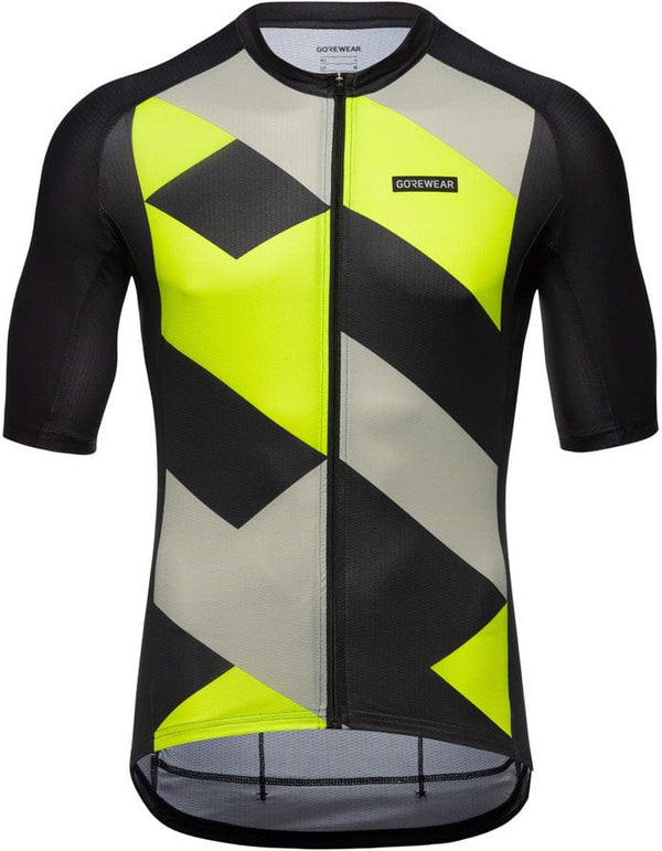 Gorewear Spirit Signal Jersey - Black/Yellow Men's Large