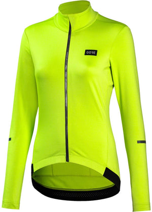 Gorewear Progress Thermo Jersey - Neon Yellow Womens  X-Small/0-2
