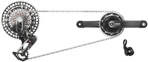 SRAM XX SL T-Type Eagle Transmission Power Meter Group - 165mm 34t Chainring AXS POD Controller 10-52t Cassette Rear Derailleur Chain