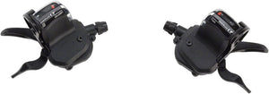 microSHIFT MarvoLT Trigger Shifter Set 9-Speed Double/Triple Steel Lever Optical Gear Indicator Shimano Compatible