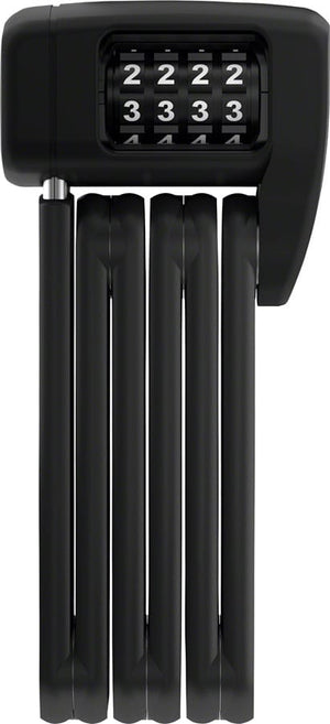 Abus BORDO Lite Mini 6055C/60 Folding Lock - Combination 2' 5mm SH Bracket BLK