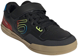 Five Ten Hellcat Mountain Clipless Shoes - Men's Core Black/Core Black/Red 7