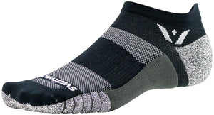Swiftwick Flite XT No Show Socks - No Show Black Medium