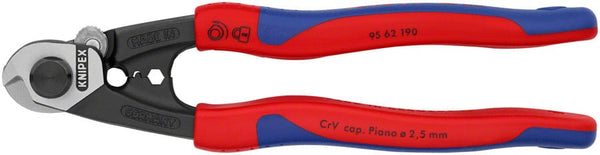 Knipex Wire Rope Shears - Burnished Forged Steel 7 1/2"