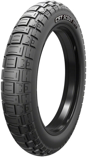 CST Scout Tire - 20 x 4 Clincher Wire Black Ebike